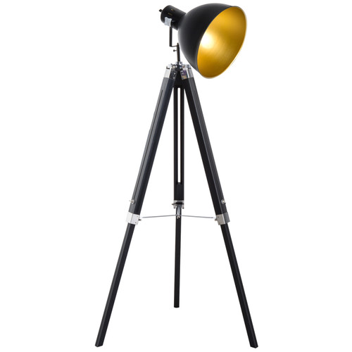 Tripod floor lamp solid - lamp, pine
