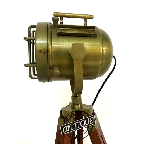 Vintage tripod floor lamp - tripod,