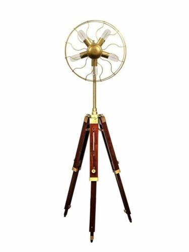 Antique tripod fan light - tripod,