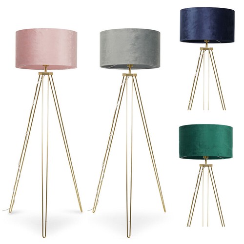 Gold tripod standard - standard, floor