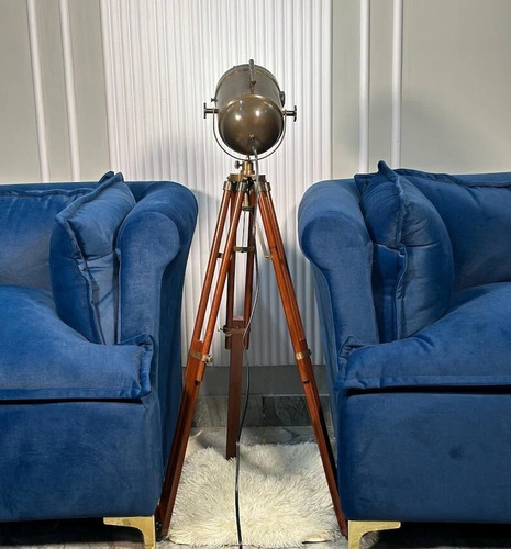 Brass nautical searchlight - nautical,