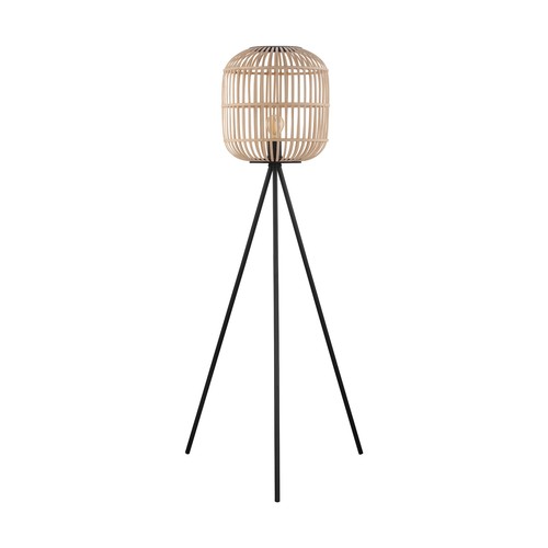 Tripod floor lamp - light, black