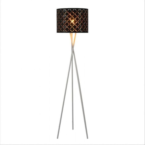 Tripod floor lamp with black - tripod,