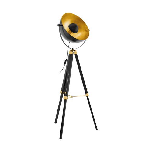 Tripod floor lamp light black - tripod,