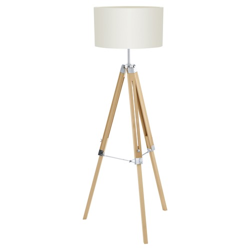 Tripod floor lamp light wood - tripod,