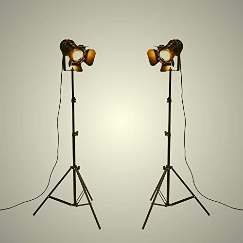 Industrial black tripod floor - industrial,