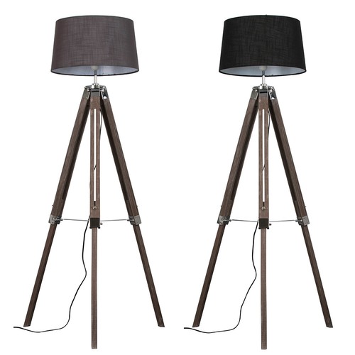 Adjustable wooden tripod - wooden, floor
