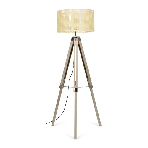Tripod floor lamp light wood - floor,