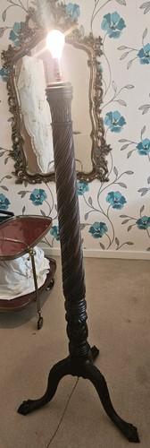 Antique mahogany standard - mahogany,