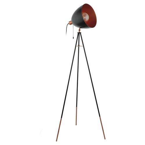 Tripod floor lamp light black - tripod,